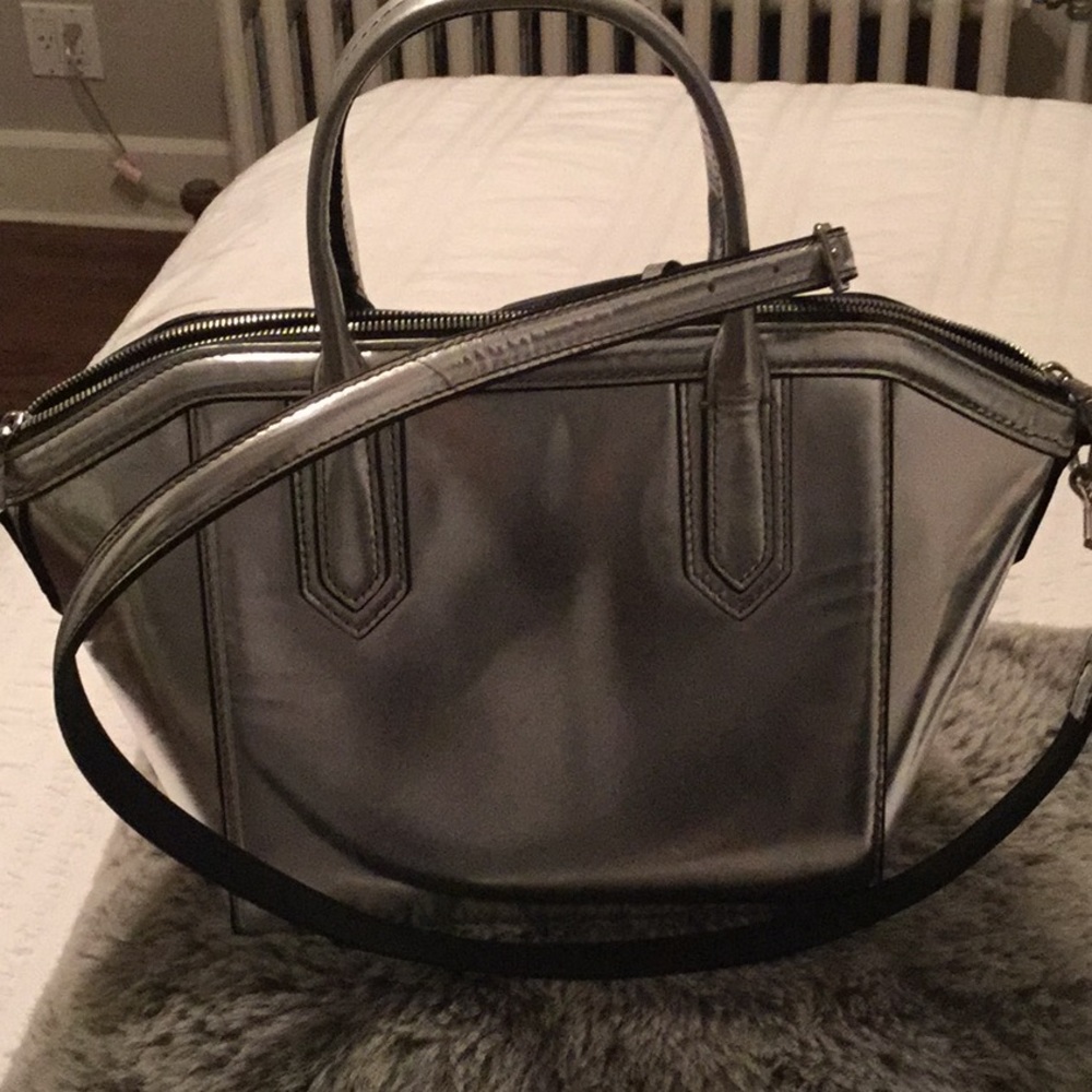 Super stylish silver bag